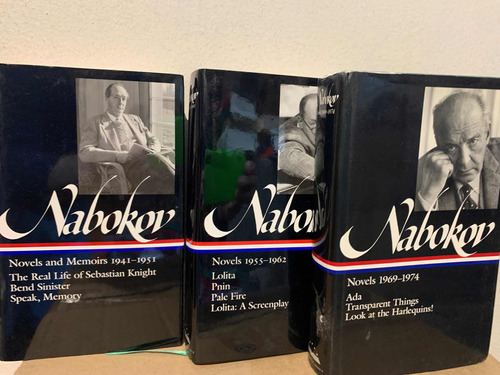 Vladimir Nabokov Nabokov: Novels 3 Tomos Library Of America