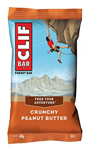 Barritas De Cacahuate Crujiente Clif 12x2.4 Oz