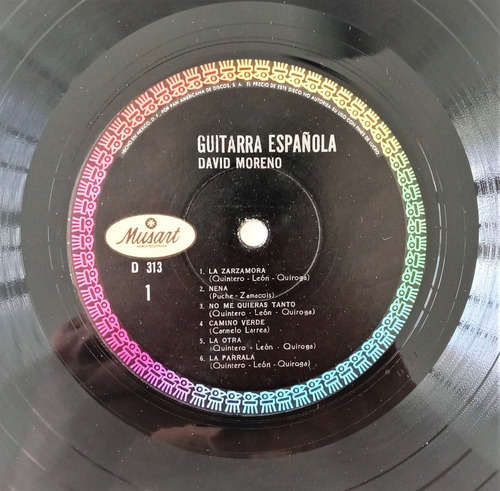 David Moreno Lp Guitarra Española (Usado)