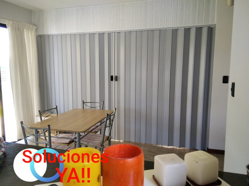 Puerta Plegable Pvc Cierre Central Fabrico A Medida 2.7x2.1