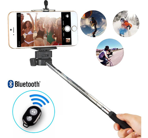 Monopod (palo Selfie) Largo C/ Control Remoto Bluetooth (10)