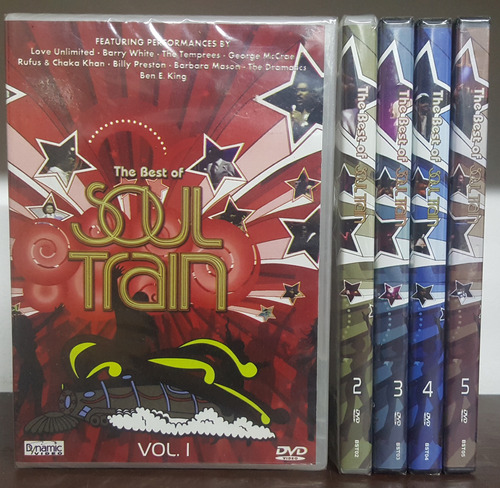 Dvd The Best Of Soul Train Completo 5 Volumes