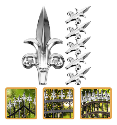 Punta Para Decoración De Jardín Con Forma De Espaldera, 6 Un