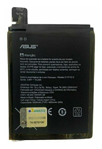 Bateria Asus Zenfone 3 Zoom Ze553kl Modelo C11p1612