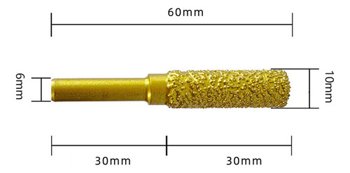 Broca De Diamante For Esmerilado, Punta Diámetro 10mm