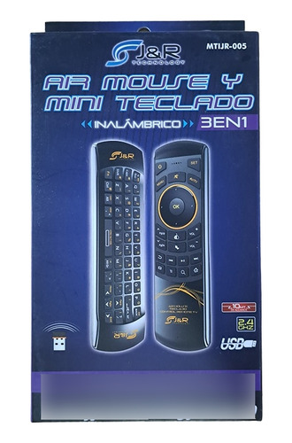 Mini Teclado Mouse Con Función Para Control Tv J&r