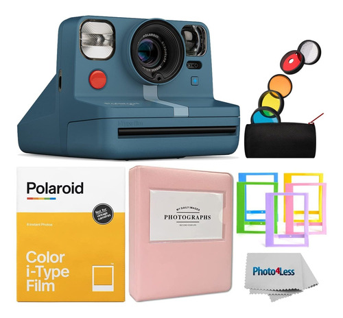 Polaroid Nw Camara Azul Gris | Pelicula Color I-type