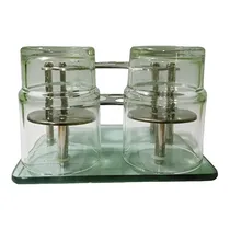 Comprar Porta Cepillo Dentales Accesorio Para Baño Con 2 Vasos