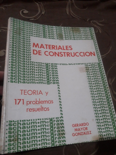 Libro Schaum Materiales De Construccion Mayor Gonzales