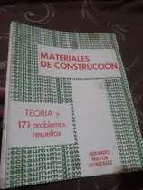 Comprar Libro Schaum Materiales De Construccion Mayor Gonzales