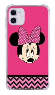 Capinha Minnie Fundo Rosa