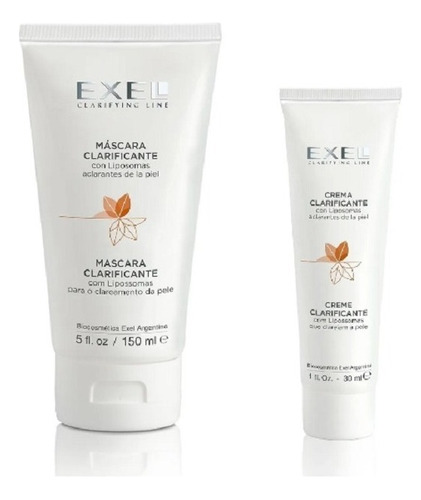 Kit Aclarante Corporal De Manchas Cavado Y Axilas Exel 