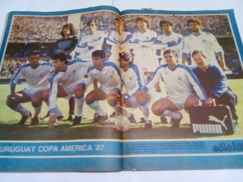 Revista Uruguay Campeón Copa América 1987 Y Figuritas