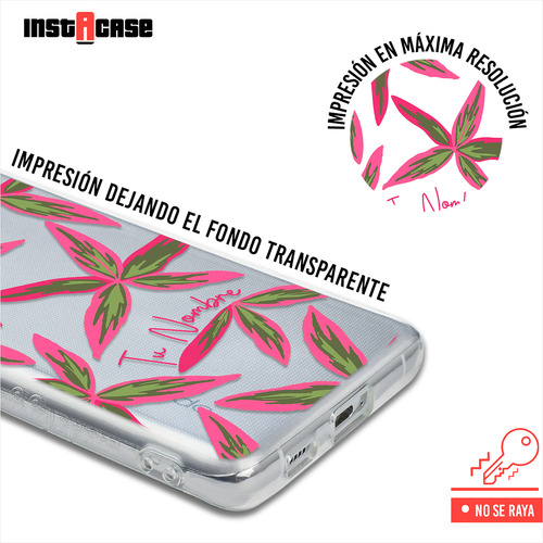 Funda Para Realme Hojas Flores Para Mujer Tu Nombre