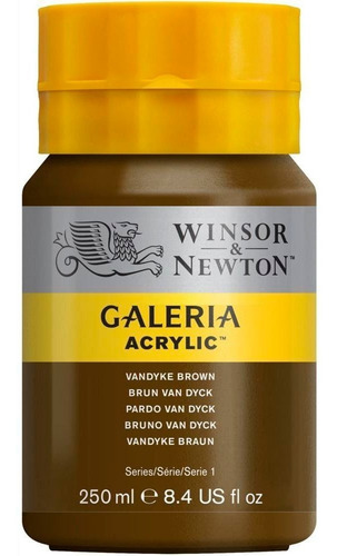 Tinta Acrílica Galeria Winsor & Newton 250ml Vandyke Brown