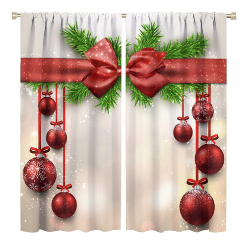 Cortinas De Cocina De Navidad, Diseno Tradicional, Regalos D