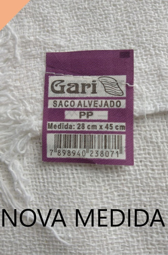 Imagem 2 de 4 de Pano Chão Limpeza Saco Duplo Alvejado 32x55cm Atacado 200 Un