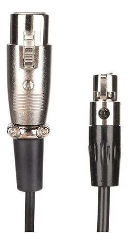 Imagen 10 de 10 de Cable De Micrófono Xlr Xlr Hembra A Mini Xlr Hembra 3.3ft Pa