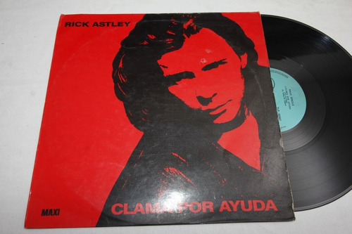 Vinilo Rick Astley Cry For Help Clama Por Ayuda 1991 