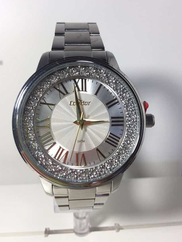 Relógio Feminino Prateado Analogico Condor Co2036kvg/3k Nf