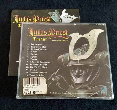 Cd Judas Priest - Tyrant - The Original Masters (saxon, Dio) (Usado)