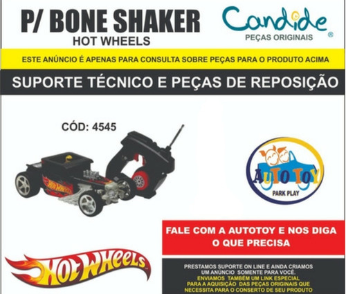 Bone Shaker 4545 - Hot Wheels - Consulta Para Peças