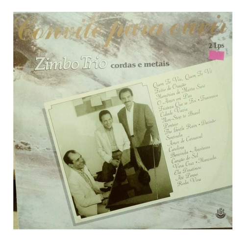 Lp(2)  Zimbo Trio Cordas E Metais - Convite Para Ouvir