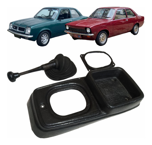 Manopla Console Coifa Chevette Tubarao 73 82 Friso Largo