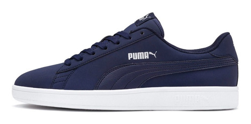 Tenis Puma Smash V2 Clásicos Color Azul Unisex