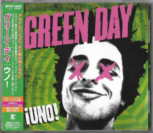 Green Day Cd ¡uno! Cd Japones Obi Bonus Track Japan Max_wal