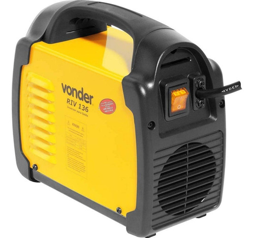 Máquina Inversora Para Solda Pratico Riv 136 Amarelo 220V
