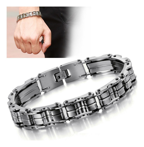 Heavy Cool Jewelry Titanio Acero Inoxidable Hombres Motocicl