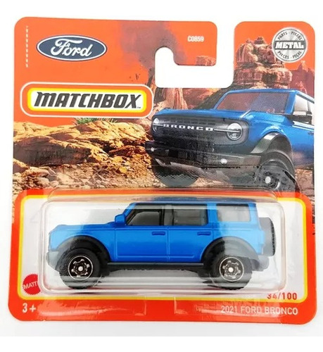 Matchbox Camioneta 2021 Ford Bronco Original + Obsequio 