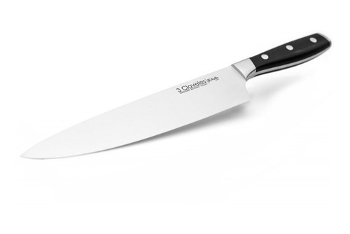 Imagen 3 de 5 de Cuchillo Cocinero 25 Cm Modelo Toledo Marca 3 Claveles