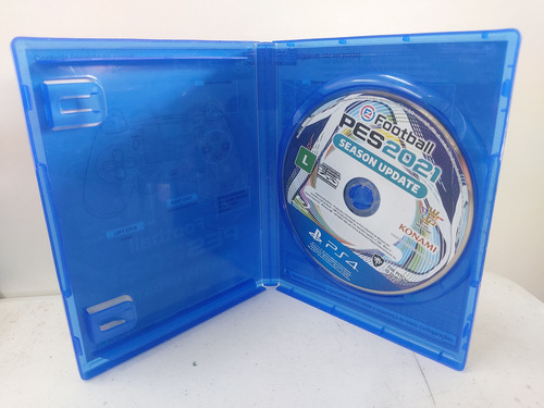 Jogo Ps4 Pes 2021 Português Mídia Física Original