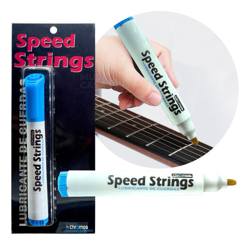 Limpiador Y Lubricante De Cuerdas Guitarra Y Bajo Chromos