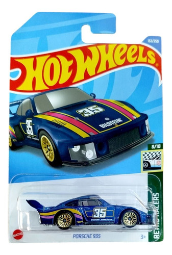Hotwheels Porsche 935 Azul Azul