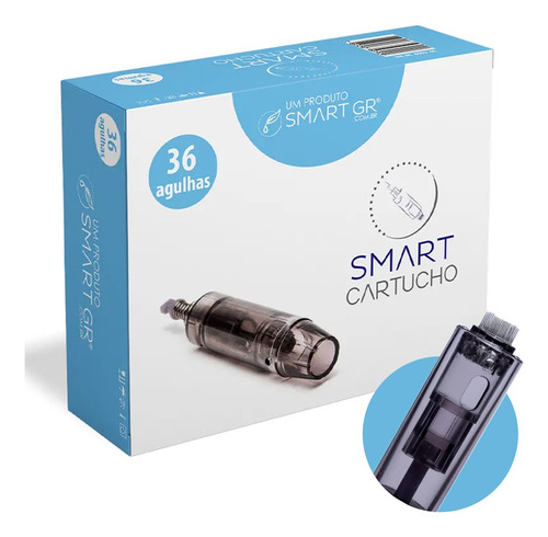 Cartucho Smart Derma Pen 36 Agulhas - 10 Unidades Smart Gr