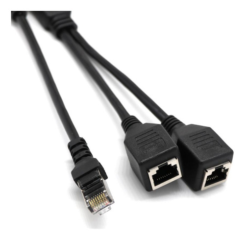 Adaptador Ethernet Y Divisor, Cat Six Acoplador Lan Ethernet