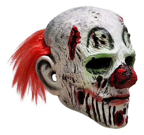 Máscara De Palhaço Zumbi Para Brincar No Halloween Horror