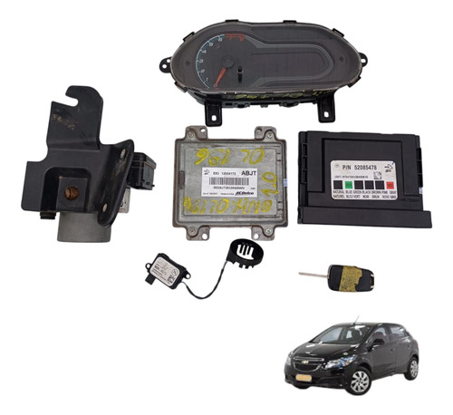 Kit Code Modulo Injeção Onix Lt 1.0 Manual 2013 2015 Usado