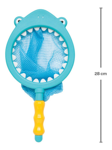 Brinquedo Banho Piscina Infantil Pescaria Rede Tubarão Buba