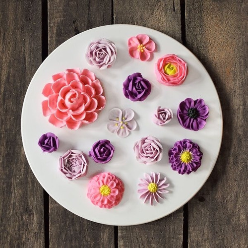 Imagen 5 de 8 de Set Para Armado De Flores Y Decorar Tortas Parpen