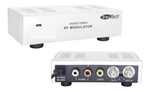 Modulador Convertidor Rca A Rf Tv Dvd Ps2 Antena Camaras