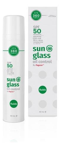 Protector Solar Sun Glass Oil Control Spf 50 X 50ml