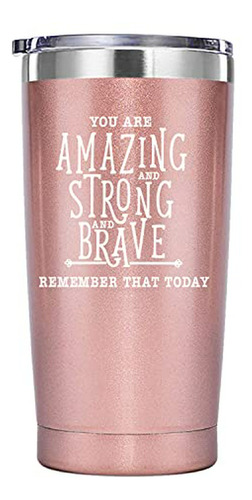 Vaso Con Texto En Inglés  You Are Amazing Strong And Brave .