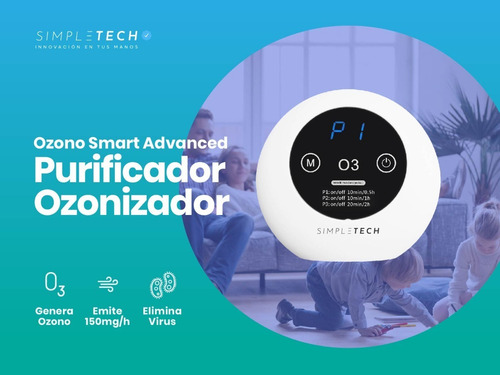 Imagen 4 de 7 de Ozonizador Aire Domestico Ambientes 6 Cuotas Sin Interés