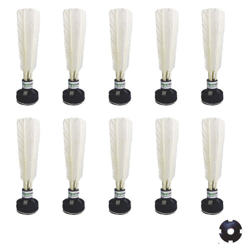Kit 10un Peteca Gmond Sport Oficial Standard Com Amortecedor