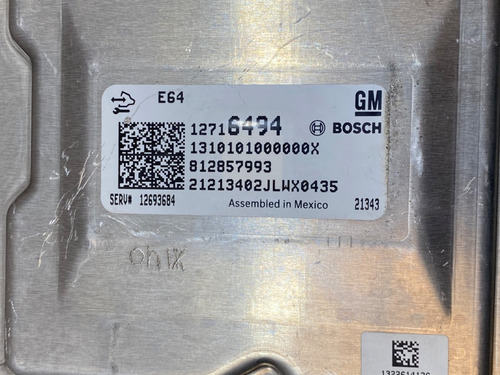 Computadora Chevrolet Onix 1.0 Turbo Aut 2020/2023 (Usado)