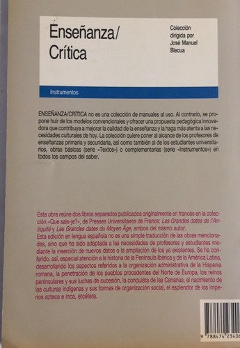 Libro Los Grandes Hechos De La Historia Antigüedad Y Edad Me